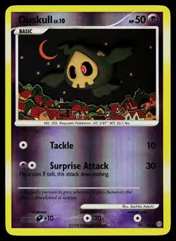 Pokemon Card - Duskull Stormfront 60/100 Common Reverse Holo - Image 1