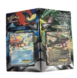 Pokemon Battle Arena Decks Rayquaza vs Keldeo EX Cards Foil 2 Decks 2016 - Image 1