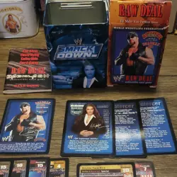 WWE Raw Deal CCG Comic Images Backlash Survivor Series SmackDown Mixed Card Lot - Image 1