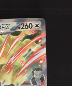 Team Rocket's Persian ex SVP 218 SV Black Star Promo Holo Pokemon Card NM - Image 4