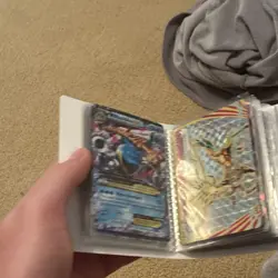 Pokemon TCG EX GX Card Lot Binder Holo Charizard Flareon Mew Solgaleo Victini - Image 2