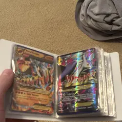 Pokemon TCG EX GX Card Lot Binder Holo Charizard Flareon Mew Solgaleo Victini - Image 4