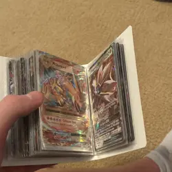 Pokemon TCG EX GX Card Lot Binder Holo Charizard Flareon Mew Solgaleo Victini - Image 5