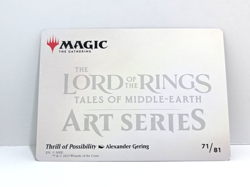 Thrill of Possibility - The Lord of the Rings - Gold Stamped - Art Card - 71/81 - Image 2