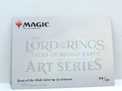 Boon of the Wish-Giver - The Lord of the Rings - Gold Stamped - Art Card - 69 - Image 2