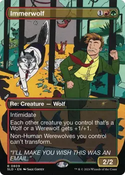 Immerwolf #809 *Foil* (LP) - Secret Lair Drop Series MTG - Image 1