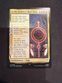 In the Darkness Bind Them - 0058 LTC MTG - Rare N/M - Host of Mordor - Image 1