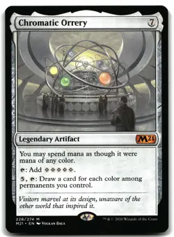 Chromatic Orrery 228 Magic_the_gathering Core Set 2021 - Image 1