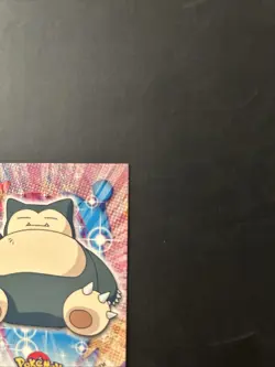 2000 Topps Pokemon TV #143 Snorlax Animation Series 3 Non Holo Blue Label - Image 2