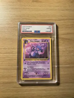 Pokemon TCG - Thicc Gengar Meme Card (Unofficial parody - NOT PSA Graded) - Image 1