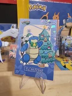Pokemon Merry Christmas Card Database - Christmas Blastoise - Image 3