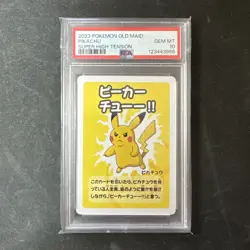 PSA 10 - 2023 Pikachu Old Maid Super High Tension - Pokemon - Image 1