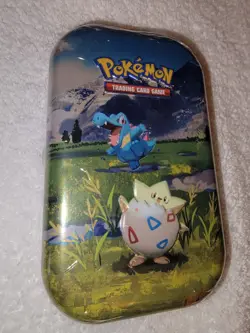 Pokemon TCG Mega Evolution—Ascended Heroes Mini Tin Box Totodile Togepi - Image 1