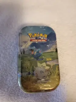 Pokemon TCG Mega Evolution—Ascended Heroes Mini Tin Box Totodile Togepi - Image 2