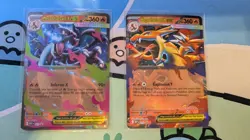 Pokemon Mega Charizard X & Y EX 029 | 030 Mega Evolution Holo Black Star Promo - Image 1