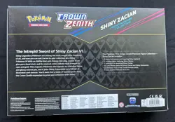 Crown Zenith Shiny Zacian Premium Figure Collection (Pokemon) Sealed - Image 2
