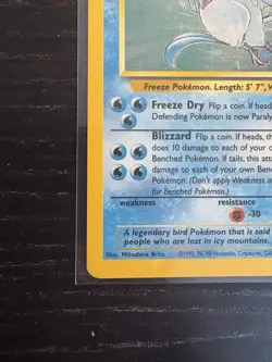 Articuno [Holo] 2/62 Pokemon Fossil - Image 5