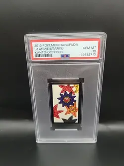 PSA 10 Starmie & Staryu - 2013 Pokemon Hanafuda Kanto-October (Gem Mint) - Image 1