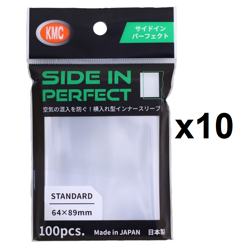 1000 KMC Perfect Inner Sleeves SIDE IN Card Protectors Barrier Standard 64x89mm - Image 1