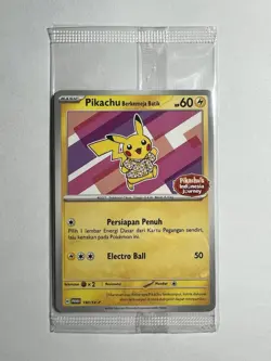 Pokemon TCG Berkemeja Flower Promo Pikachu's Indonesia Journey Card 190/SV-P - Image 1