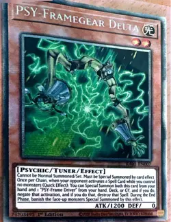 YuGiOh Rarity V 5 RA05-EN007 PSY-Framegear Delta Starlight Rare - Image 1