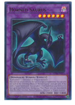 x3 Horned Saurus - MP24-EN271 - Ultra Rare YuGiOh - Image 1