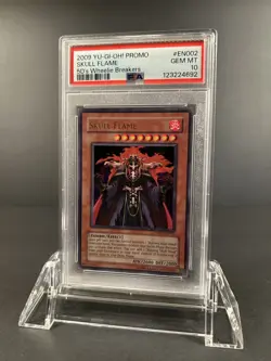 Yugioh Skull Flame WB01 - EN002 Wheelie Breakers Promo - Ultra Rare PSA 10 - Image 1