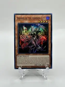 🔥Yugioh TCG-Shaman of the Ashened City-LEDE-EN090-1st Edition-Super-M/NM🔥 - Image 1