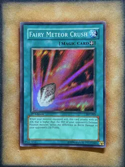 Yugioh Fairy Meteor Crush PSV-063 Super Rare 1st Ed LP - Image 1
