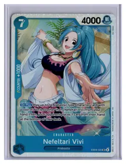 Nefeltari Vivi EB04-025 One Piece The Azure Sea's Seven Super Rare Near Mint - Image 1