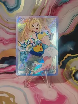 Goddess Trail Lillie (Pokemon) Sexy Anime Waifu Trading Card - Image 1
