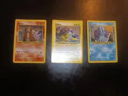 entei riakou suicune Pokemon neo revelation holo cards - Image 1