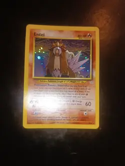 entei riakou suicune Pokemon neo revelation holo cards - Image 3