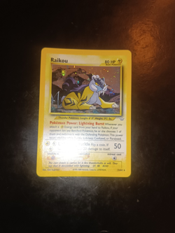 entei riakou suicune Pokemon neo revelation holo cards - Image 5