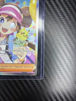 Pokemon Rosa's Encouragement Full Art Trainer-Supporter POR 123/088 Holo Card - Image 3