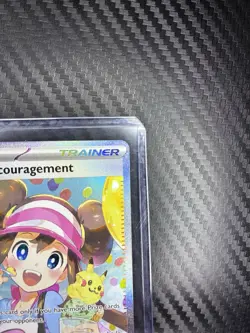 Pokemon Rosa's Encouragement Full Art Trainer-Supporter POR 123/088 Holo Card - Image 4