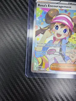 Pokemon Rosa's Encouragement Full Art Trainer-Supporter POR 123/088 Holo Card - Image 5