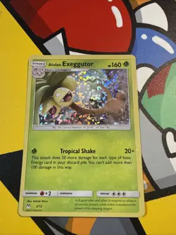 ALOLAN EXEGGUTOR 2/12 - HOLO MCDONALDS PROMO POKEMON CARD - SEALED MINT - Image 1