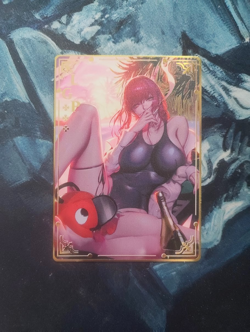 Premium Metal Anime Card - Makima - Chainsaw Man - Image 1