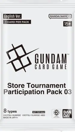 Gundam Card Game - Store Tournament Participation Pack 03 - English Sealed - Image 1