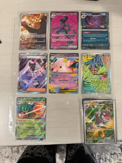 Pokemon Perfect Order Full Art Holo Card Lot 8 Cards Dedenne Gengar Salazzle EX - Image 1