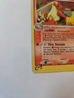 Pokemon Blaziken 3/109 Ruby and Sapphire Holo Card - Image 4