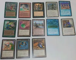 1994 Magic: The Gathering - Homelands - Lot of 13 Cards - Vintage - EX/NM + More - Image 1