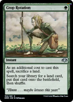Crop Rotation - 154 - Dominaria Remastered - NM - Foil - Image 1