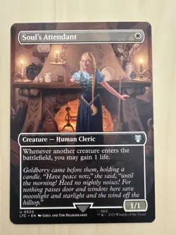 Soul's Attendant Borderless Non-foil Lord of the Rings MTG LOTR Near Mint - Image 1