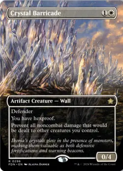 Crystal Barricade (Borderless) R Foundations 296 NM - Image 1