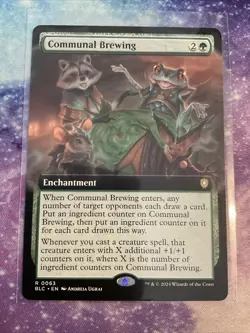 Communal Brewing - Extended - Bloomburrow #63 Rare, NM, MTG - Image 1