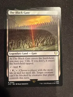 The Black Gate - 0080 LTC MTG - Rare N/M - Host of Mordor - Image 1