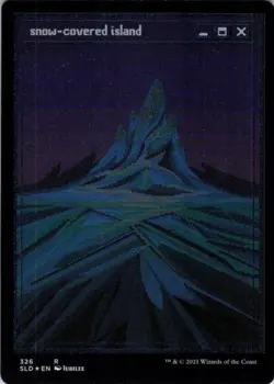 Snow-Covered Island - Foil Etched - Secret Lair Pixel - 326 NM - Image 2