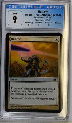 HALLOW Darksteel Foil C CGC 9 Q MTG [Nostalgium] - Image 1